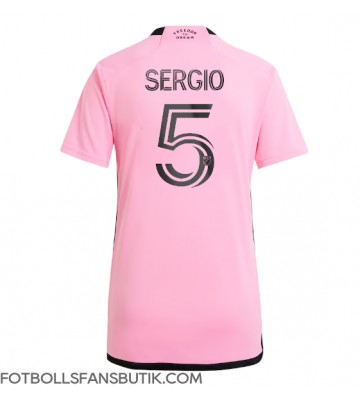 Inter Miami Sergio Busquets #5 Replika Hemmatröja Damer 2024-25 Kortärmad